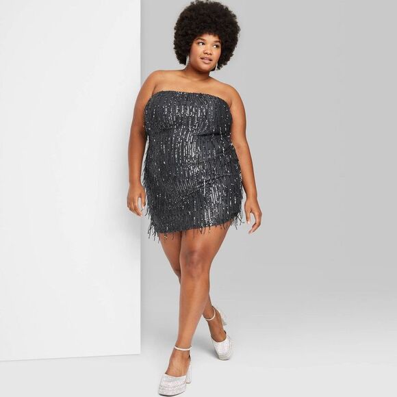 plus size rose gold sequin dress Plus Size Fitted Sequin Gown by Tiffany Designs 16231 16W / Gold
